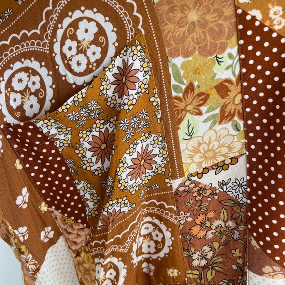 SPELL Cha Cha Maxi Robe Kimono Duster in Brown Sugar - Size S-M - NWT - Picture 9 of 10